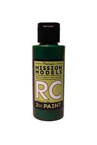 Mission Models MMRC-052 Water-based RC Paint, 2 oz bottle, Translucent Green