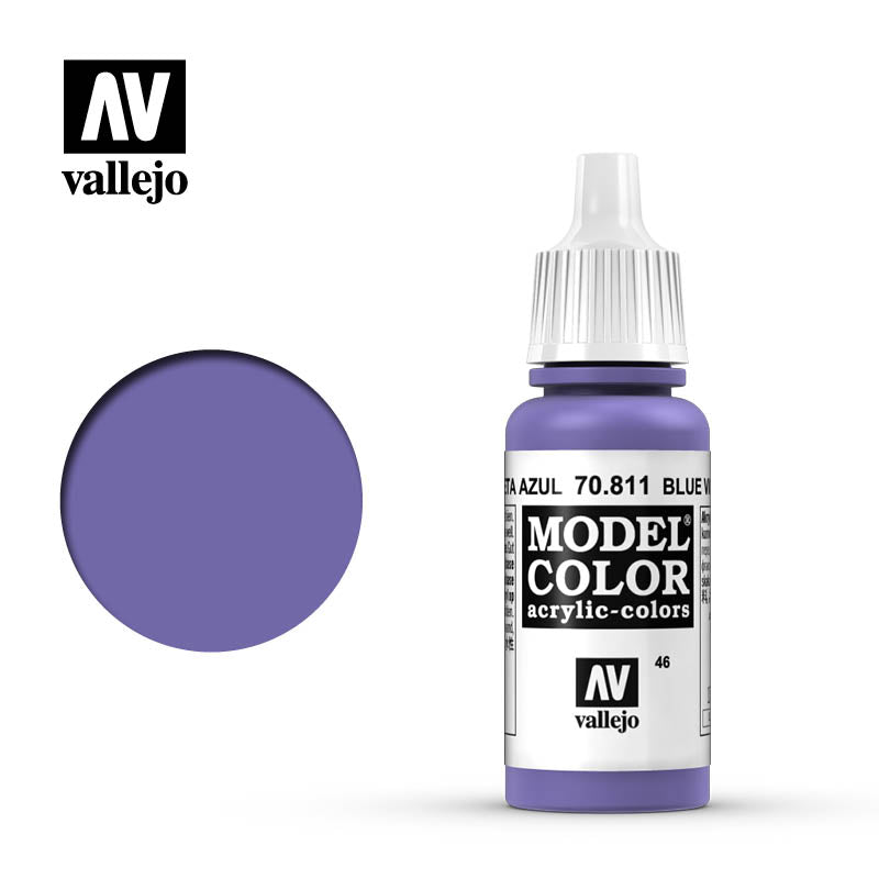 Vallejo 70811 Model Color Blue Violet Acrylic Paint 17mL NIB