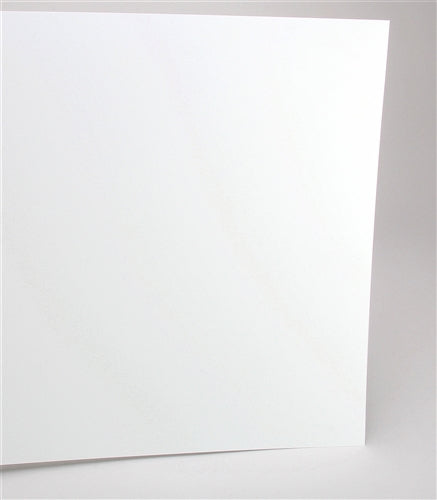 Evergreen Scale Models 19015 Plain White Styrene Single Sheet 12 x 24" (30.5 x 61cm) .015" (.04cm) NEW