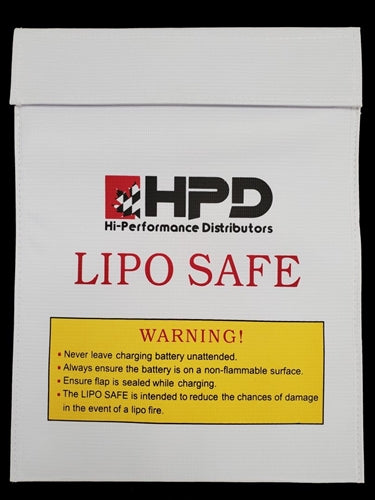 HPD HPDLSBNL LiPo Safe Bag Hi-Performance Distributors 23x30cm NIB