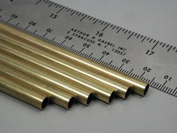 K&S Precision Metals #1148 Round Brass Tube 0.014" x 7/32" x 3' NIB