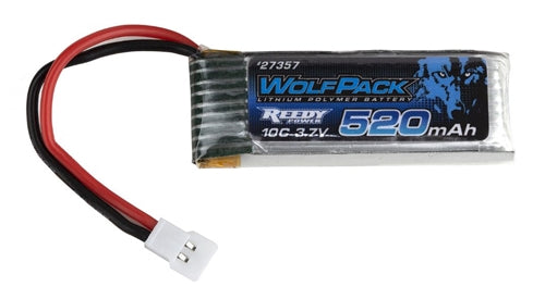 Reedy ASC27357 WoldfPack 520mAh 3.7V 10C LiPo Battery for Enduro24 Crawler NIB