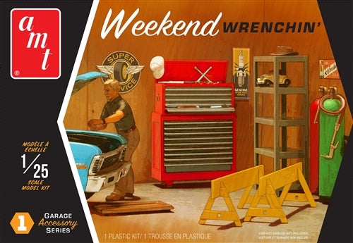 AMT AMTPP015 Garage Accessory Set #1 "Weekend Wrenchin'" 1/25 Plastic Model Kit NIB