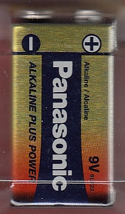 Panasonic 6LF22 Alkaline Plus Power Battery 9 Volt Pkg of 1 NIB