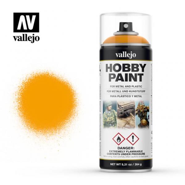 Vallejo 28018 Sun Yellow Aerosol Spray Paint 400mL NIB