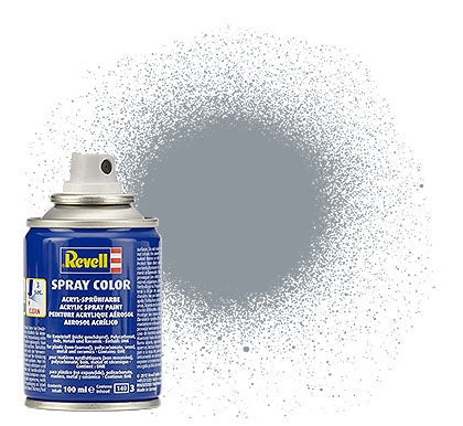 Revell 34191 Steel Metallic Acrylic Spray 100ml NIB