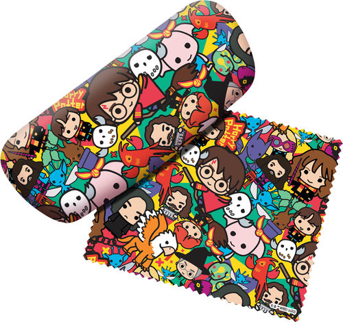 Harry Potter - Chibi Collage Glasses Case