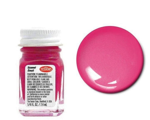 Testors 1188 Hot Pink Enamel Paint 1/4oz (7.4mL) NIB