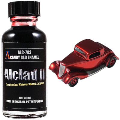 Alclad II 702 Candy Red Enamel Lacquer 30mL NIB