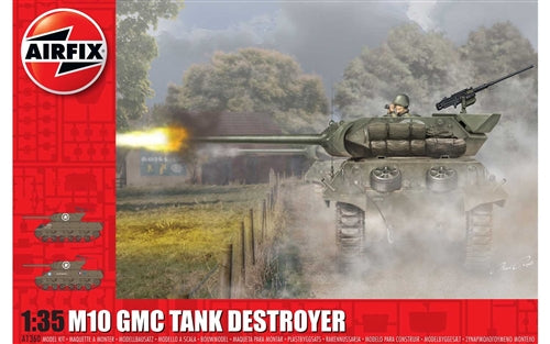 Airfix A1360 M10 GMC Tank Destroyer 1/35 Scale Plastic Model Kit NIB