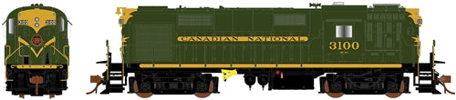 Rapido 32001 HO MLW RS-18 Canadian National CNR CN #3100 Class MR-18e Light (early) Green Yellow DCC Ready No Sound Standard DC NIB RTR