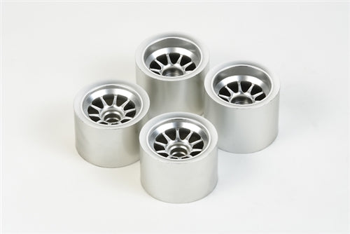 Tamiya 54400 RC F104 Metal Plated Wheels for Sponge Tires NIB