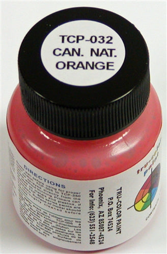 Tru-Color TCP-032 Canadian National Orange Paint Bottle 1oz NIB