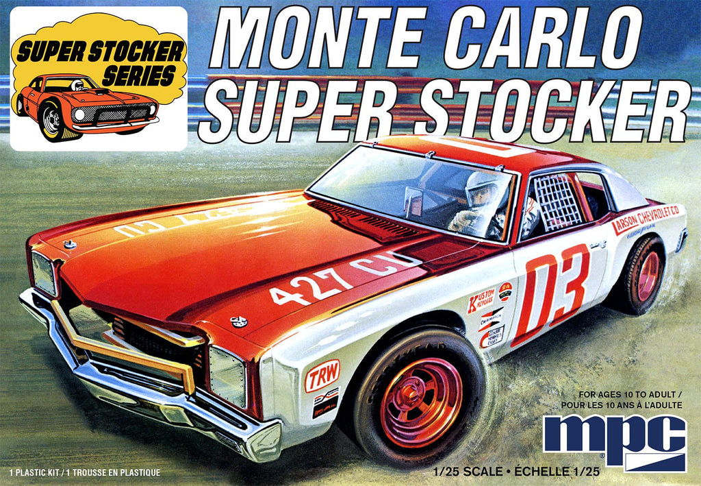 1971 Chevy Monte Carlo Super Stocker Model Kit
