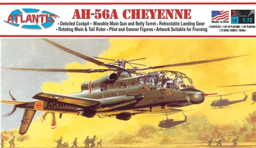 Atlantis A506 AH-56A Cheyenne 1/72 Plastic Model Kit NIB