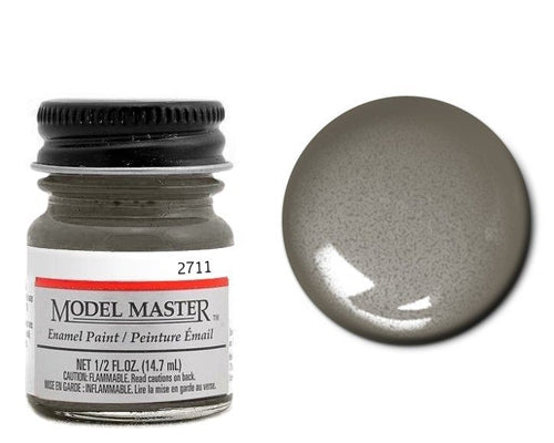 Testors Model Master 2711 Anthracite Gray Metallic Enamel Paint, 0.5 OZ Bottle