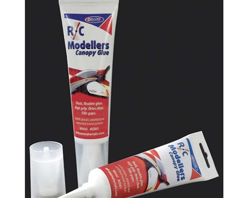Deluxe Materials AD81 RC Modellers Canopy Glue Tube 80g NIB