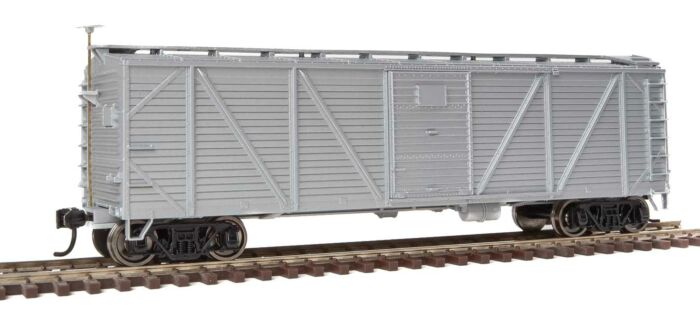 Walthers Mainline 910-40550 HO 40' Single-Sheathed Composite ARA Boxcar with Murphy Ends Undecorated NIB RTR