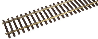 Micro Engineering 10-104 HO Code 83 Standard Gauge Nonweathered Flex Track 3' Sections Nickel Silver Brown Ties