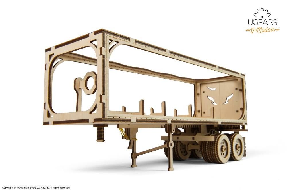 UGears Mechanical Models 70057 Trailer for Heavy Boy Truck VM-03 Mechanical Wood Model Kit NIB