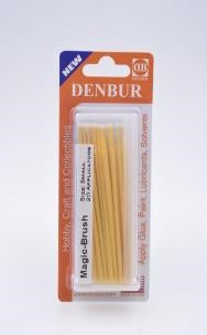 Denbur Magic-Brush Small 1mm (Yellow) Pkg of 20 NIB