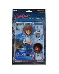 Toony Classics Bob Ross w/Raccoon Action Figure