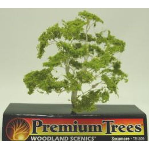 Woodland Scenics TR1609 Ready Made Premium Trees Sycamore Tree 4-1/4" (11.4cm) NIB