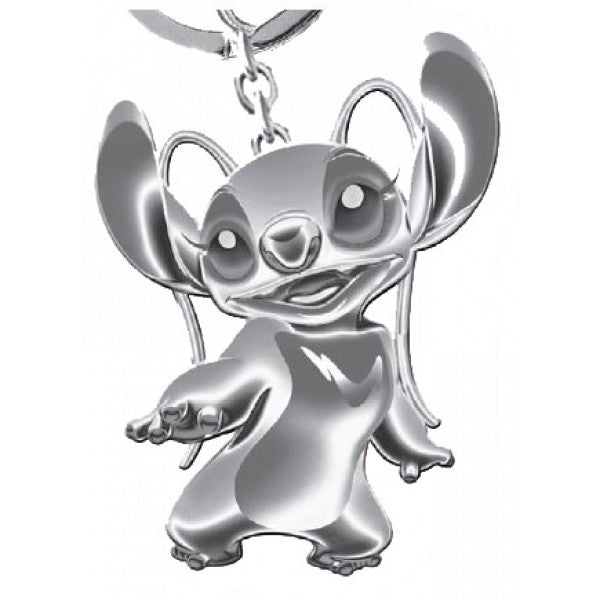 Stitch Angel Pewter Keychain