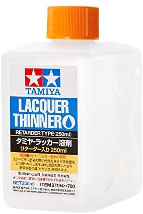 Tamiya 87194 Lacquer Thinner Retarder Type 250ml NIB