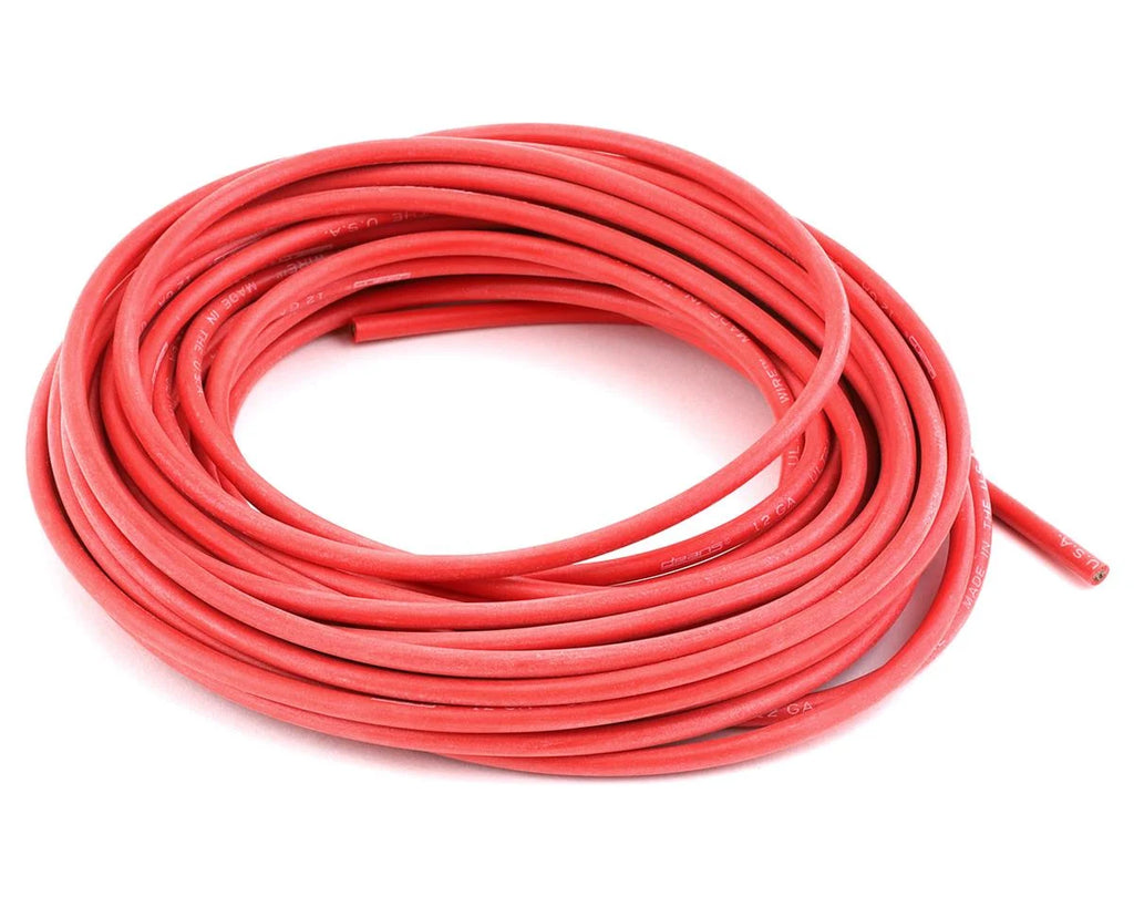 Deans 1424 Ultra Wire 12 Gauge Red 1' Section