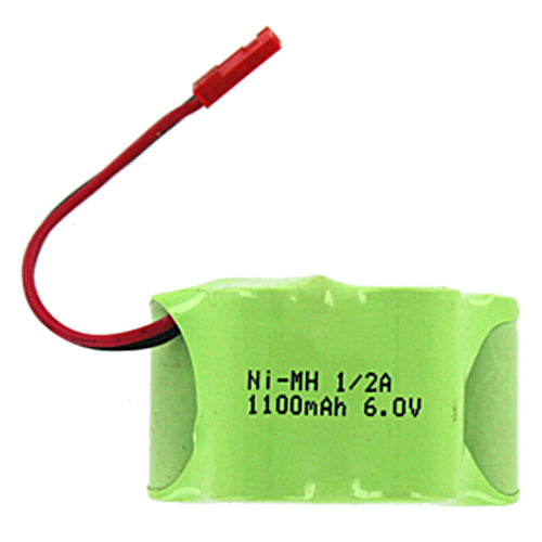 Ni-MH Receiver Battery, 6v 1100Mah