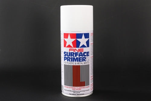 Tamiya 87044 Surface Primer L for Plastic & Metal (White) Spray 180mL NIB