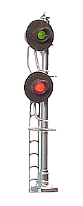 Tomar Industries H-859 HO Searchlight Signal Double-Head NIB