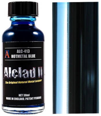 Alclad II 413 Hot Metal Blue Lacquer 30mL NIB
