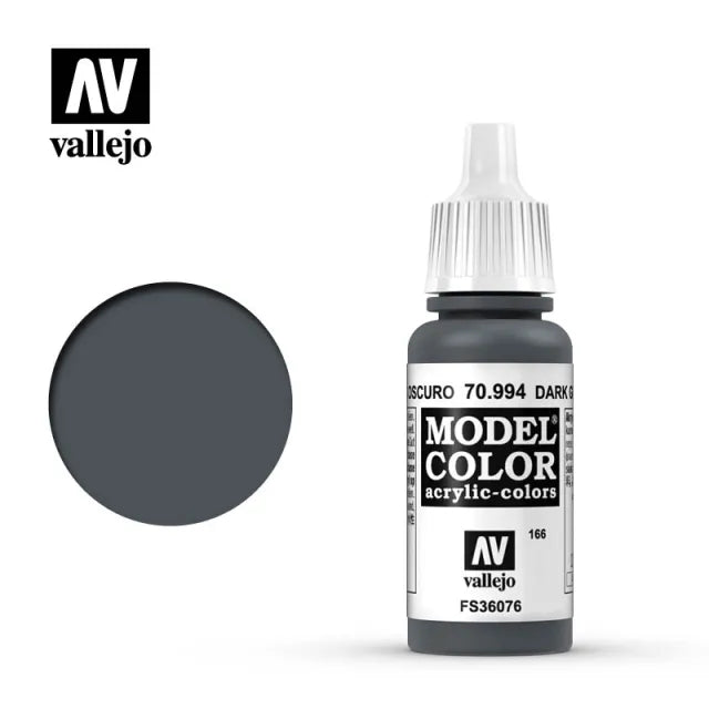 Vallejo 70994 Model Color Dark Grey Acrylic Paint 17mL NIB