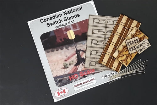 Osborn Model Kits RRA-1059 HO Canadian National Swatch Posts Laser Cut Wood KIT NIB