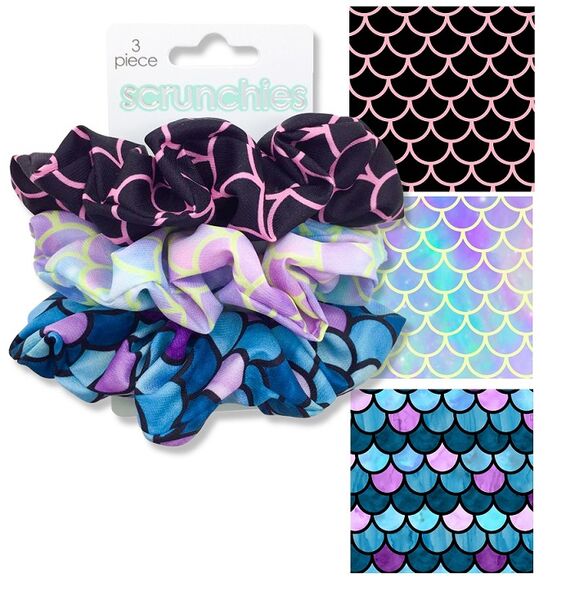 Mermaid 3pk Scrunchies