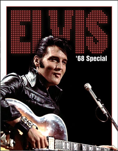 Desperate Enterprises 2302 Elvis '68 Special Rectangular Tin Sign NEW