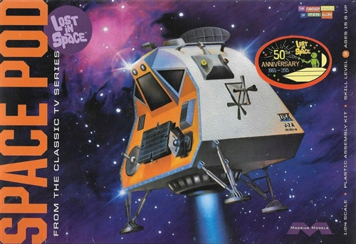 Moebius Models 901 Space Pod Lost In Space 1/25 Plastic Model Kit NIB
