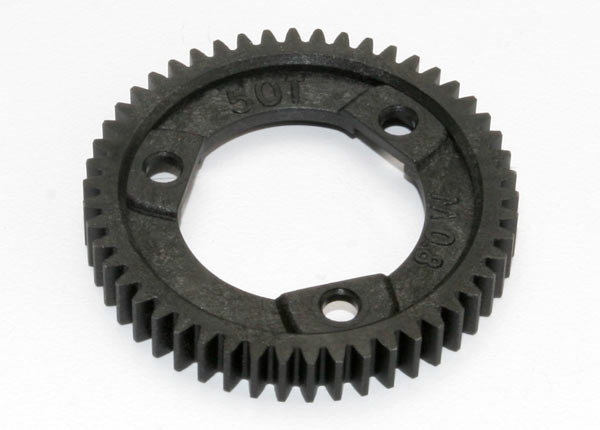 Traxxas 6842R SPUR GEAR, 50 TOOTH, FOR SLASH 4X4 WITH CENTER DIFFERENTIAL