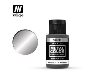 Vallejo 77711 Metal Color Magnesium Acrylic Paint 32mL NIB