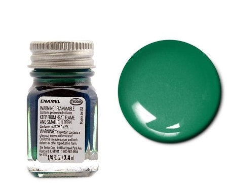 Testors 1530 Green Metal Flake Enamel Paint 1/4oz (7.4mL) NIB