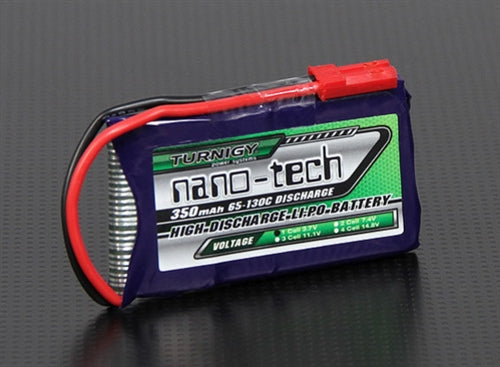 Turnigy N350.1S.65 Nano-Tech 350mah 1S 65-130C Discharge Lipo Pack NIB