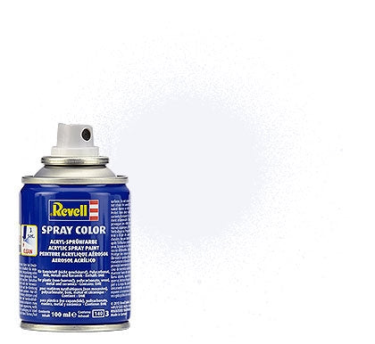 Revell 34105 White Matt Acrylic Spray 100ml NIB