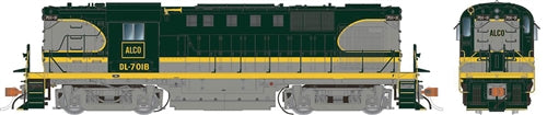 Rapido 31045 HO Alco RS-11 American Locomotive Co. Alco Demonstrator #DL-701B Green Gray Yellow DCC Ready No Sound Standard DC NIB RTR