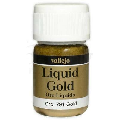 Vallejo 70791 Liquid Gold (Alcohol Based) Gold 35ml NIB