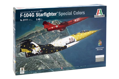 Italeri 2777 F-104G Starfighter Special Colors 1/48 Plastic Model Kit NIB