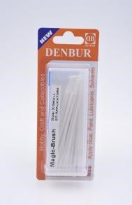 Denbur Magic-Brush Extra Small .5mm (White) Pkg of 20 NIB