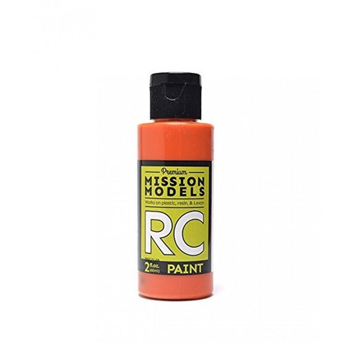 Mission Models MMRC-008 Water-based RC Paint, 2 oz bottle, RC Orange