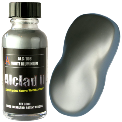 Alclad II 106 White Aluminum Lacquer Paint 30mL NIB